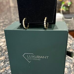 Gold and Silver Hoop Earrings